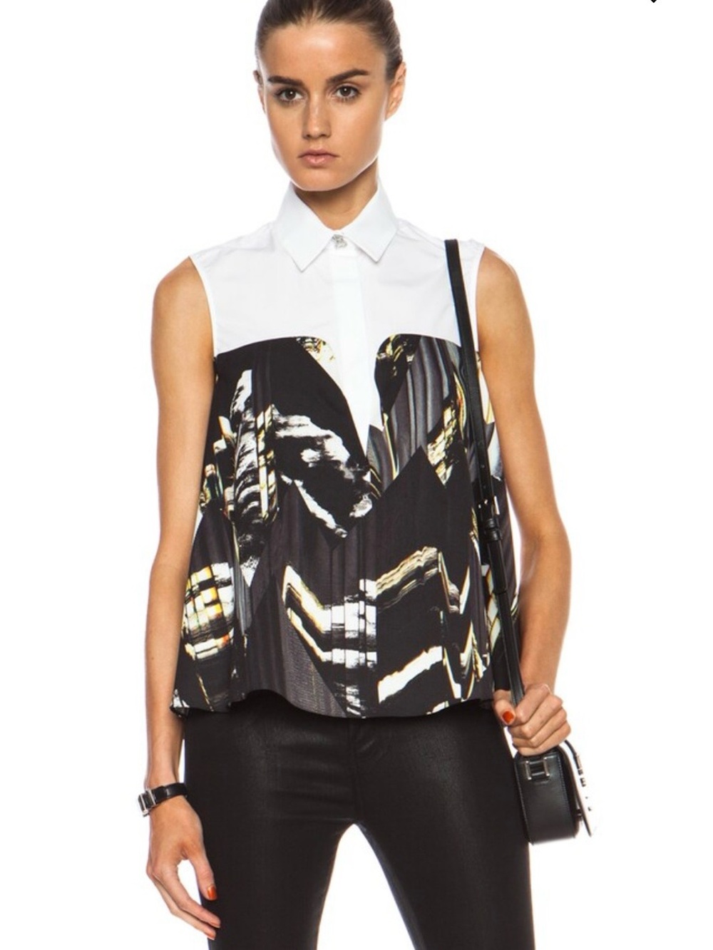 Kenzo Paris Mountains Poly Ottoman blouse